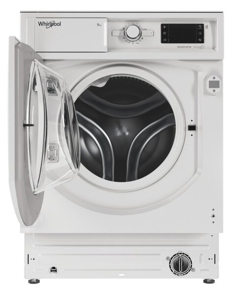 Перална машина Whirlpool BI WMWG 91486 EU, клас A, 9 кг капацитет, 1351 оборота в минута, за вграждане, 59.5cm ширина, бяла