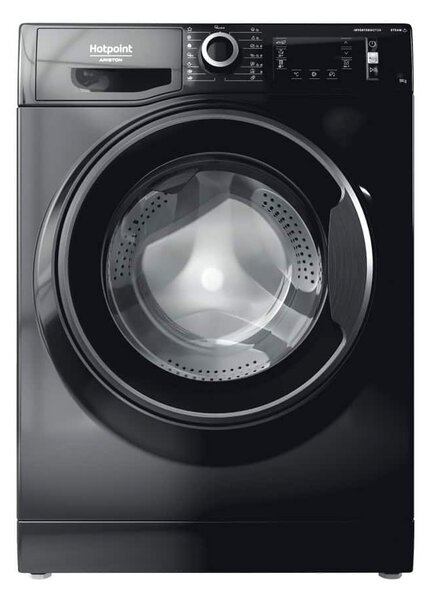 Перална машина Hotpoint Ariston NLCD 948 BS A EU, клас A, 9 кг. капацитет, 1351 оборота в минута, 15 програми, свободностояща, 60cm ширина, Stop & Add, черна
