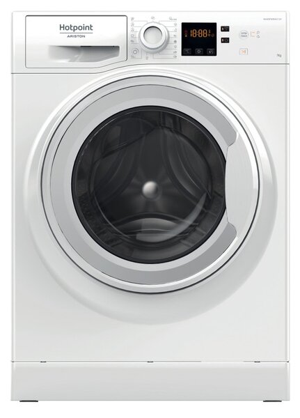 Перална машина Hotpoint Ariston NWS 7469 W EU, клас A, 7 кг. капацитет, 1400 оборота в минута, свободностояща, 60cm ширина, бяла