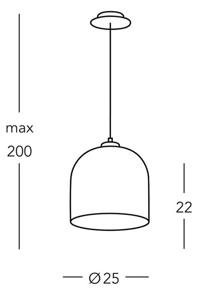 KOLARZ Chalet висяща лампа, Ø 25 cm, бяло/кафяво, стъкло/дърво