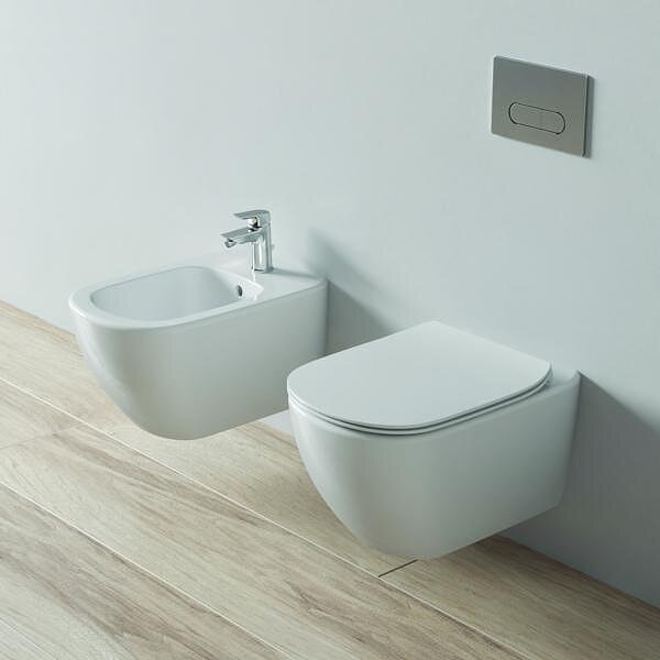 Tesi AquaBlade® WC комплект за вграждане: пневматична структура + тоалетна чиния + бутон