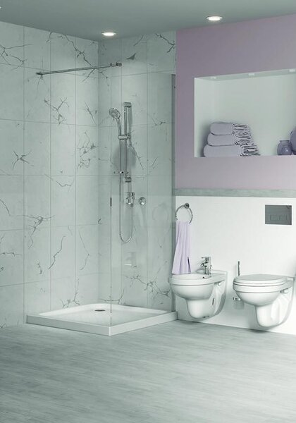 Seva Fresh WC комплект за вграждане (структура+бутон+тоалетна чиния+седалка)