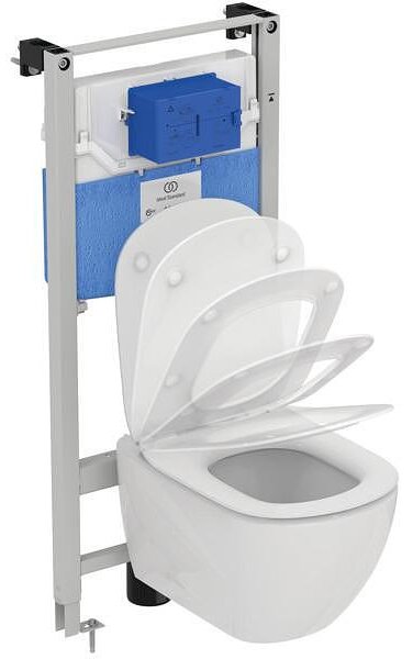 Tesi AquaBlade® WC комплект за вграждане: механична структура + тоалетна чиния + бутон