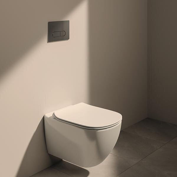 Tesi AquaBlade® WC комплект за вграждане: механична структура + тоалетна чиния + бутон