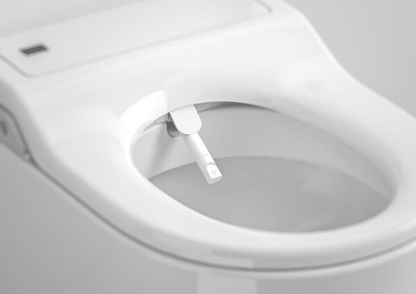Wc комплект за вграждане ROCA /Inspira In-Wash®, Rimless+структура Duplo+бутон/