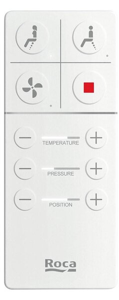 Wc комплект за вграждане ROCA /Inspira In-Wash®, Rimless+структура Duplo+бутон/