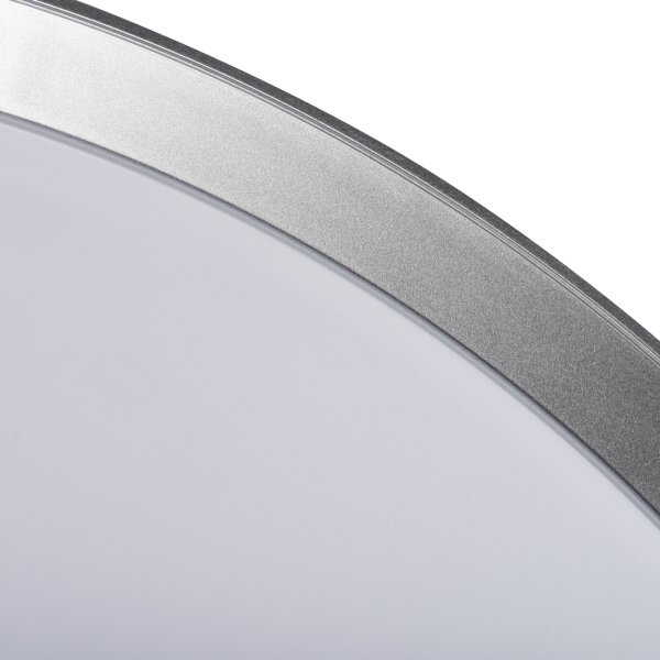 Kanlux 46282-LED димируемо осветително тяло LIXAN 65W/230V 3000–6500K Ø 48,6 см бяло/сребристо + дистанционно управление