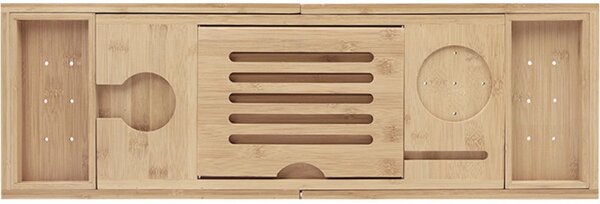 Mexen Bamboo рафт за вана 70-105 см, естествен бамбук - 701170-00