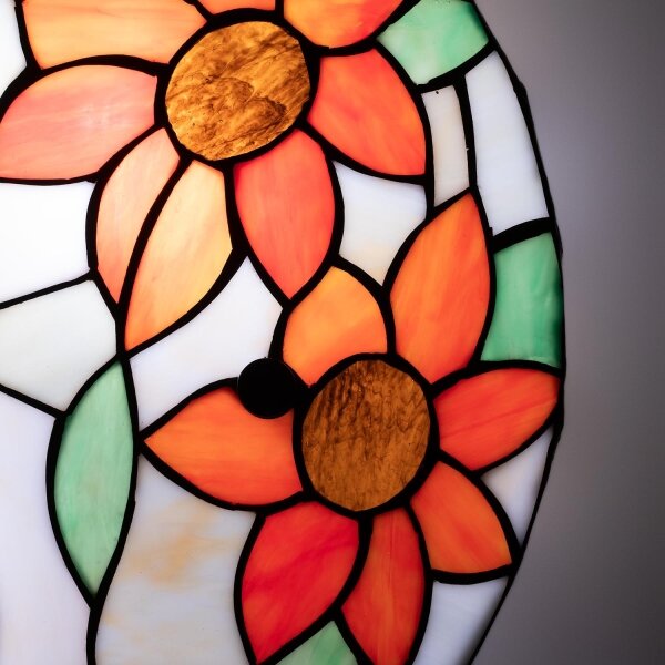 Brilagi - Tiffany витражен плафон SUNFLOWER 3xE27/60W/230V Ø 40 см