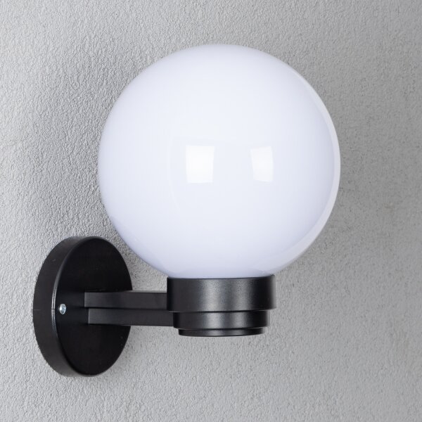 Brilagi-LED RGBW Външно стенно осветително тяло HARBOR 1xE27/9W/230V IP33черно/бяло