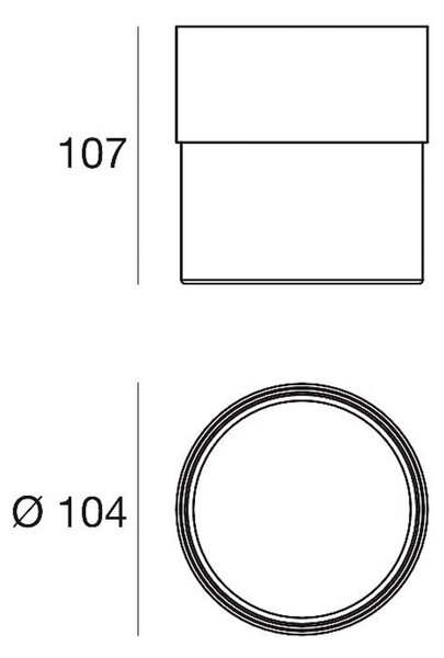 Crumb LED осветление за таван, бяло, Ø 10,4 cm, желязо, стъкло