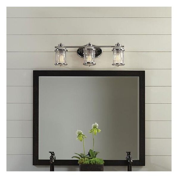 Quintiesse QN-ASHLANDBAY3-PC-BATH-Външна стенна лампа ASHLAND BAY 3xE27/60W/230V IP44