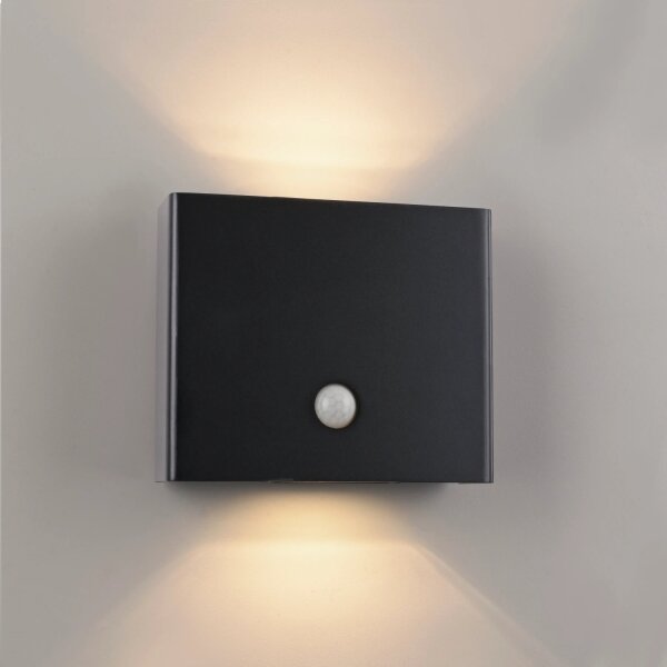 JUST LIGHT. 19471-18 - LED външно осветително тяло с датчик 2xLED/1,25W/3,7V 440
