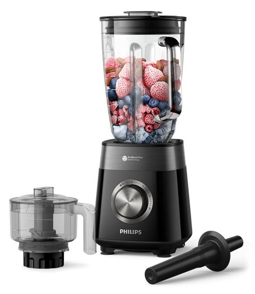 Блендер Philips HR3032/00, 1200W, 2 л. вместимост, 3 скорости, импулс функция, ProBlend Plus ножове, черен