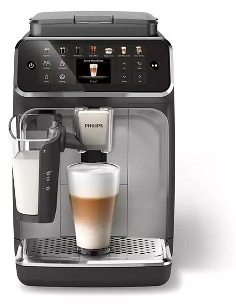 Кафеавтомат Philips EP4446/70, 1500W, 15bar, 1.8л. обем на резервоара за вода, AquaClean, LatteGo, черен
