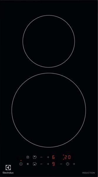 Плот за вграждане Electrolux LIT30230C, 2 нагревателни зони, индукционен, 9 степени на мощност, функция PowerBoost, 3400W, черен