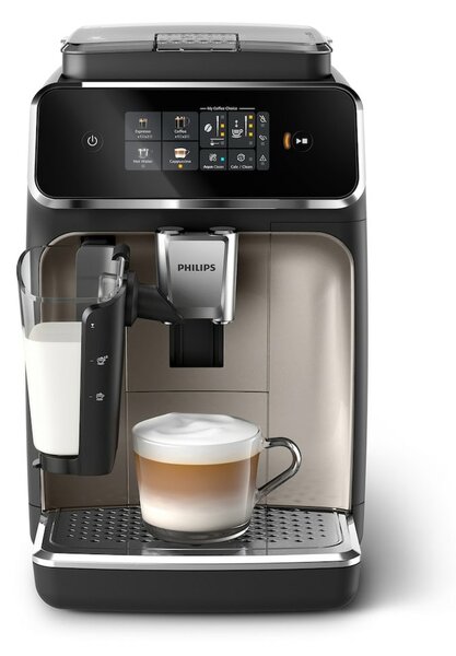 Кафеавтомат Philips EP2336/40, 1500W, 15bar, система LatteGo, 12 настройки на мелачката, черна