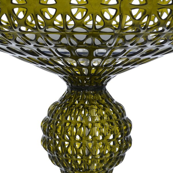 Kartell Kabuki - LED подова лампа, зелена, Затъмняване, Зелен, Дневна/трапезария, Пластмаса, Дизайн