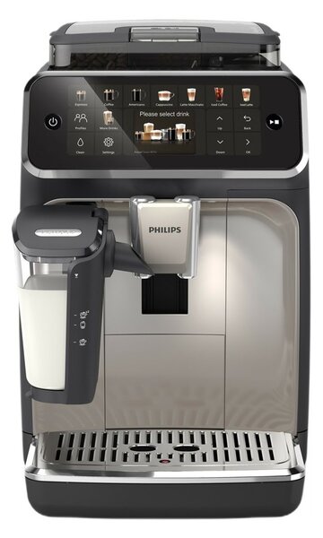 Кафеавтомат Philips EP5547/90, 1500W, 15bar, 1.8л. обем на резервоара за вода, SilentBrew, QuickStart, LatteGo, черен