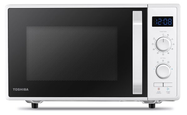 Микровълнова фурна Toshiba MW2-AG23P(WH), с грил, механично управление, 900W, 23л. обем, 4 степени на мощност, бяла