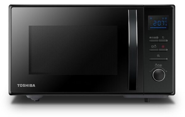 Микровълнова фурна Toshiba MW2-AC25T(BK), с грил, механично управление, 25л. обем, 5 степени на мощност, черна