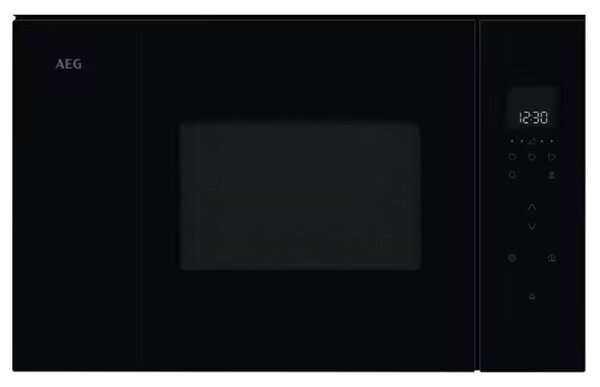 Микровълнова фурна AEG NMB6S171SB, за вграждане, сензорно управление, 800W, 17л. обем, 5 степени на мощност, черна