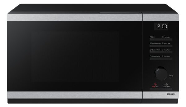 Микровълнова фурна Samsung MG23DG4524ATE2, с грил, сензорно управление, 1250W, 23л. обем, черна