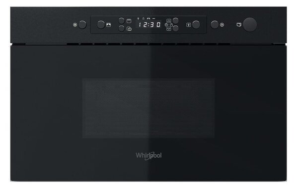 Микровълнова фурна Whirlpool MBNA920B, за вграждане, с грил, електронно управление, 750W, 22l обем, черна