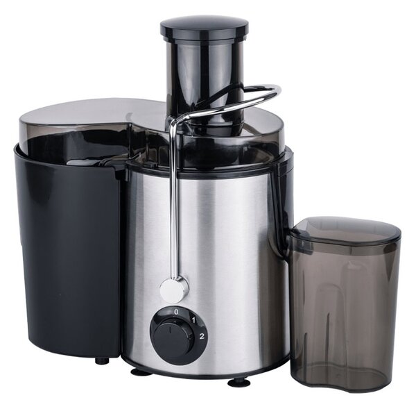 Сокоизстисквачка Crown CJJ-1445K, остриета от неръждаема стомана, вместимост 0.5 l, 450W, инокс
