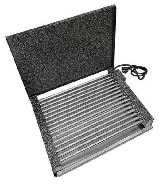 Скара Rubino 2200W, 16 бр. неръждаеми тръби, тавичка за мазнина, 2200W