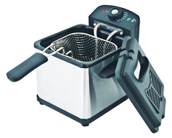 Фритюрник Crown CDF-1210IX, 1.2 л. вместимост, 1000W