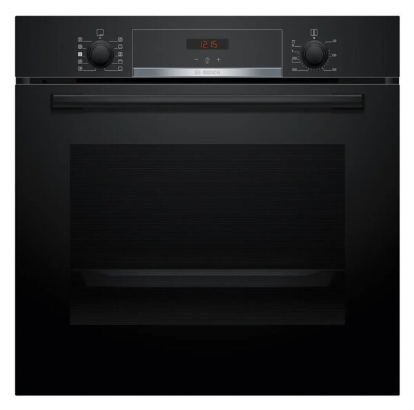 Фурна за вграждане Bosch HQA534EB3, клас A+, 71л. обем, 3D система за равномерно печене, черна
