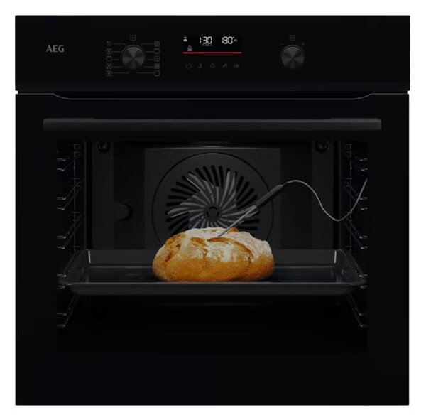 Фурна за вграждане AEG NBA5P531AB, клас A+, 71л. обем, пиролитично почистване, SteamBake, EXPlore, черна