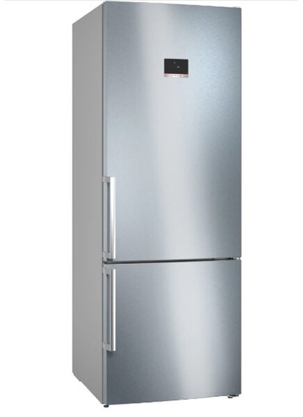 Хладилник с фризер Bosch KGN56XIDR SER4, клас D, 508 л. общ обем, свободностоящ, 210 kWh/годишно, NoFrost, VitaFresh, инокс