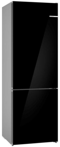 Хладилник с фризер Bosch KGN49LBCF SER6, клас C, 440 л. общ капацитет, свободностоящ, 178 kWh одишно разход на енергия, VitaFresh XXL, NoFrost, черен