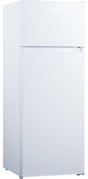 Хладилник с камера Crown DF241EWH, клас E, 205 л. общ обем, свободностоящ, 172 kWh/годишно разход на енергия, инокс