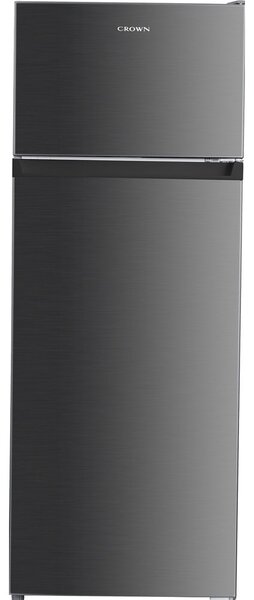 Хладилник с камера Crown DF241ESI, клас E, 205 л. общ обем, свободностоящ, 172 kWh/годишно разход на енергия, инокс