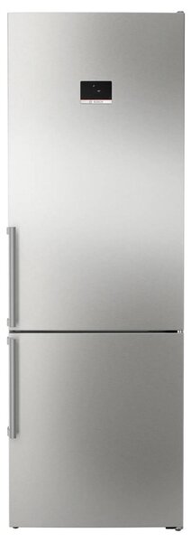Хладилник с фризер Bosch KGN49AIBT, клас B, 440 л. общ обем, свободностоящ, 142kWh/годишно, No Frost, инокс