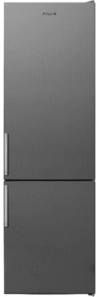 Хладилник с фризер Finlux FXCA 28902NS NFE, клас E, 270 л. общ обем, свободностоящ, 224 kWh/годишно разход на енергия, No Frost, инокс
