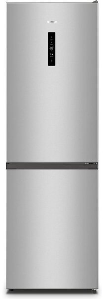 Хладилник с фризер Gorenje NRK6192AS4, клас E, 323 л. общ обем, свободностоящ, 225 kWh/годишно разход на енергия, NoFrost Plus, AdaptTech, MultiFlow охлаждане, инокс