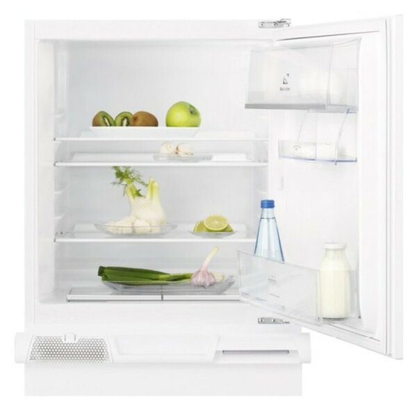 Хладилник Electrolux LXB2AE82S, клас E, 127 л. общ обем, за вграждане, 92 kWh/годишно разход на енергия, OptiSpace, бял
