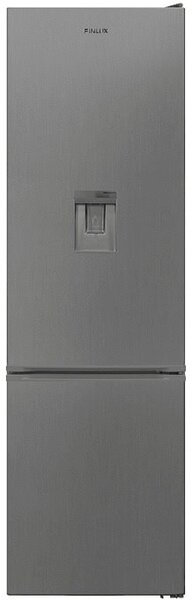Хладилник с фризер Finlux FXCA 28900 NFE, клас E, 270 л. общ обем, свободностоящ, 224 kWh/годишно, No Frost, инокс