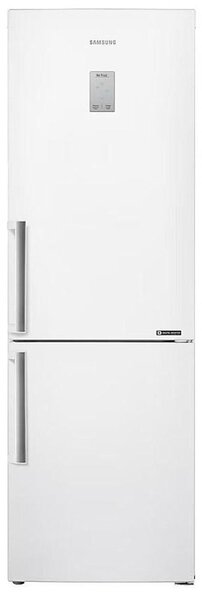 Хладилник с фризер Samsung RB33J3515WW/EF, клас E, 339 л. общ обем, 253 kWh/годишно, No Frost, Multi Flow, All-Around Cooling, бял