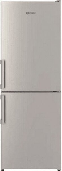 Хладилник с фризер Indesit IB55 532 X, клас E, 229 л. общ обем, свободностоящ, 212 kWh/годишно, LED осветление, инокс