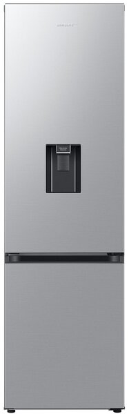 Хладилник с фризер Samsung RB38C632ESA/EF, клас E, 386л. общ обем, свободностоящ, 264kWh/годишно, технология SpaceMax, тeхнология All-Around Cooling, инокс