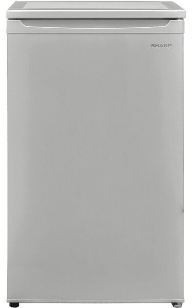 Хладилник с фризер Sharp SJ-UE088T0S, клас E, 89 л. общ обем, свободностоящ, 108 kWh/годишно, инокс