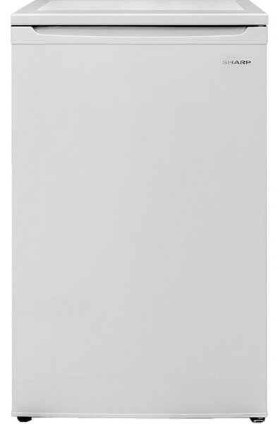 Хладилник с фризер Sharp SJ-UE088T0W, клас E, 89 л. общ обем, свободностоящ, 108 kWh/годишно, бял