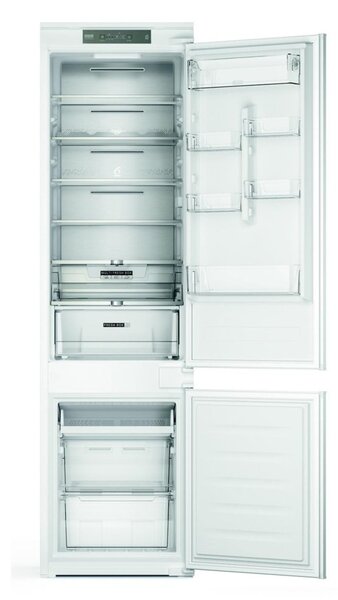 Хладилник с фризер Whirlpool WHC20 T352, клас Е, 280 л. общ обем, за вграждане, 222 kWh/годишно, No Frost, LED осветление, бял
