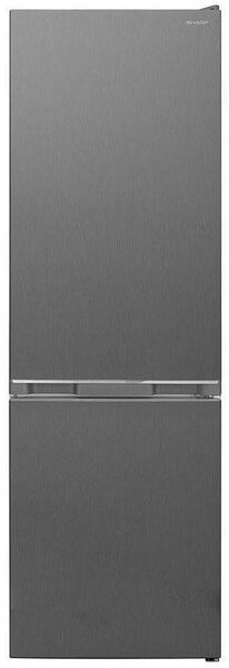 Хладилник с фризер Sharp SJ-FBB04DTXLE, клас E, 268л. общ обем, свободностоящ, 221kWh/годишно, инокс