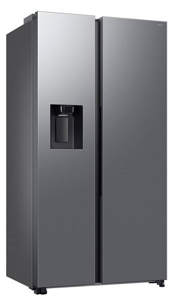 Хладилник с фризер Samsung RS70F64KETEO, клас E, 640 л. общ обем, свободностоящ, 349 kWh/годишно, Power Cool, Metal Cooling, сребрист